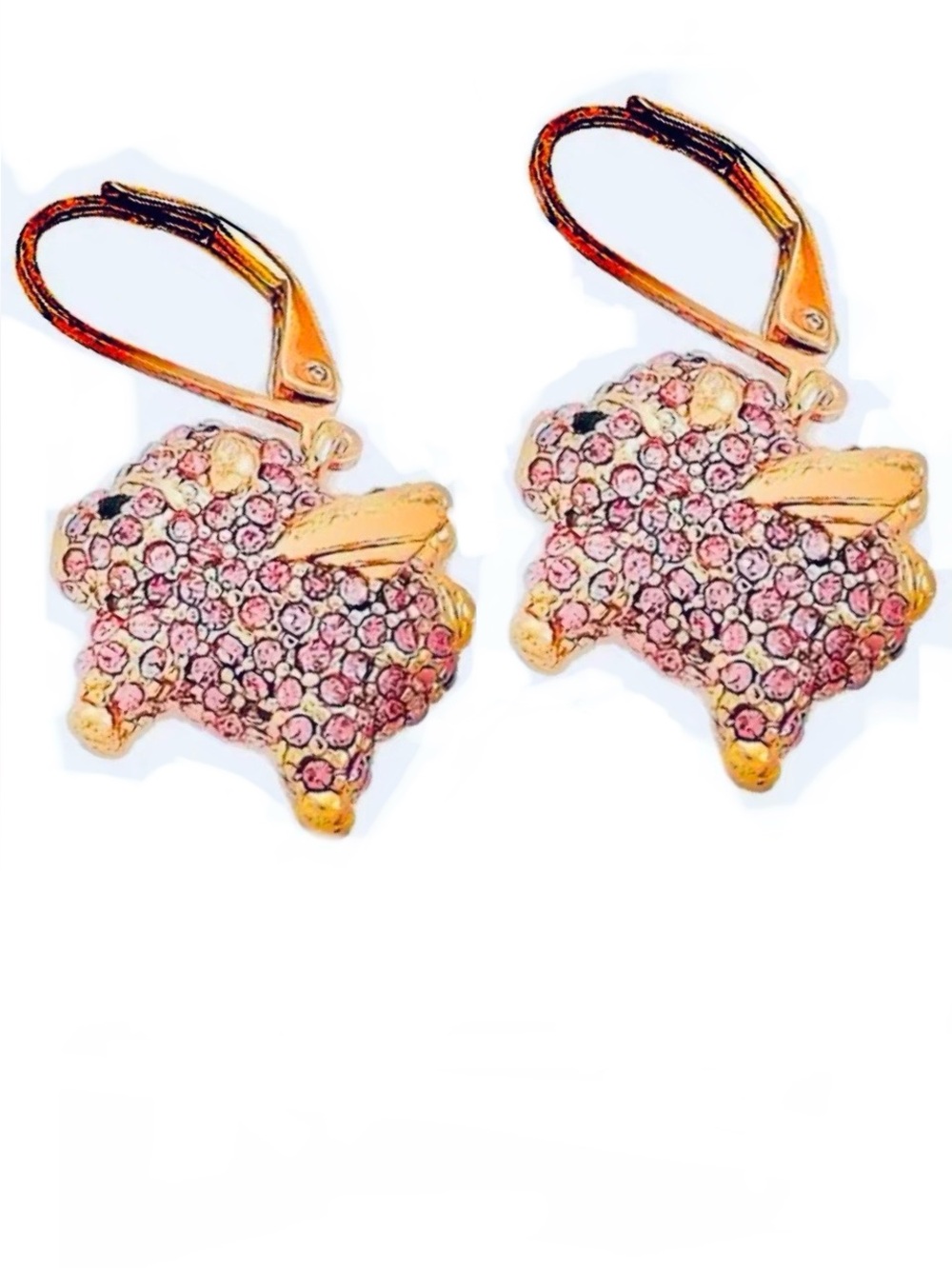 KATE SPADE NEW YORK ♠️ IMAGINATION FLYING PIG PAVÉ DROP EARRINGS